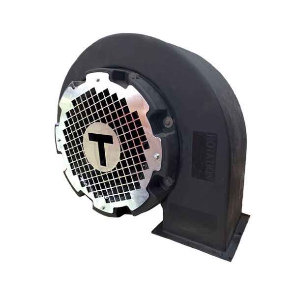 Clockwise no blast gate blower